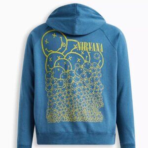 Torrid Nirvana Cozy Fleece Zip Hoodie - NWT